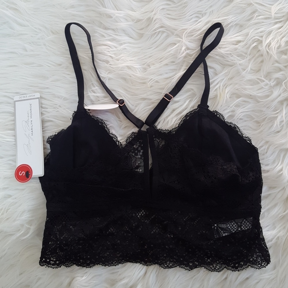 Sexy black bralette NEW size small - Picture 4 of 4